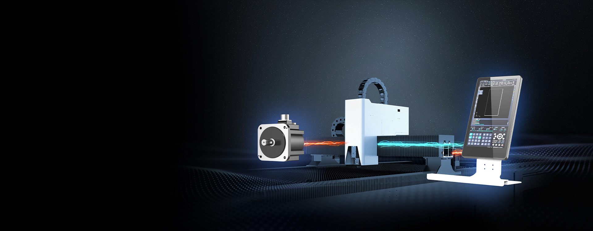 High power fiber laser cutting machine industrial factory